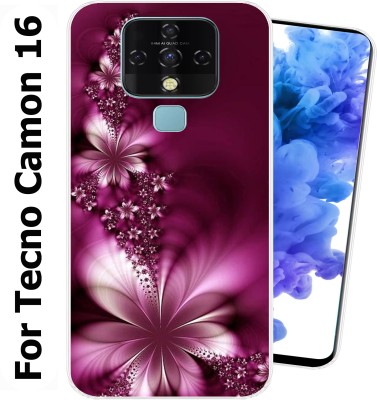 OkeyCase Back Cover for Tecno Camon 16(Transparent, Flexible, Silicon, Pack of: 1)