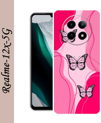 JAIKARA Back Cover for Realme 12x 5G(Multicolor, Dual Protection, Silicon, Pack of: 1)