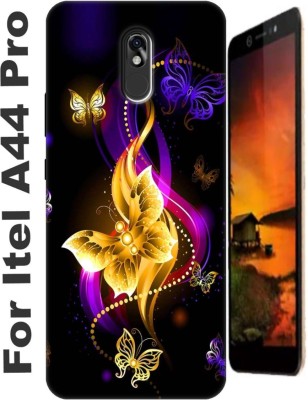 Design Villa Protective Case for Itel A44 Pro Back Cover 2586(Multicolor, Silicon, Pack of: 1)