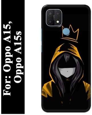 Majestic Back Cover for Oppo A15, Oppo A15s(Black, Yellow, Hard Case, Pack of: 1)