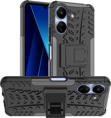 KWINE CASE Back Cover for Redmi 13c(Black, Shock Proof, Pack of: 1)