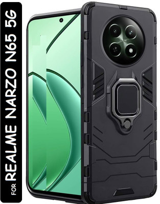 KWINE CASE Back Cover for realme NARZO N65 5G(Black, Dual Protection, Pack of: 1)