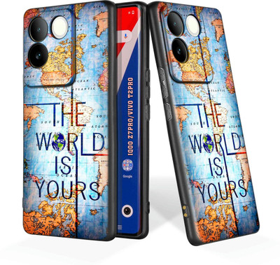 printwhiz Back Cover for iQOO Z7 Pro 5G, Vivo T2Pro(Black)