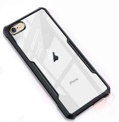 fi-yonity Bumper Case for Apple iPhone SE 2020(Black, Transparent, Flexible, Pack of: 1)