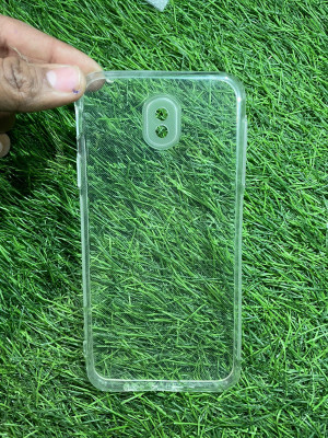 COVERBLACK Back Cover for Samsung J7Pro / SM-J730(Transparent, Dual Protection, Silicon, Pack of: 1)