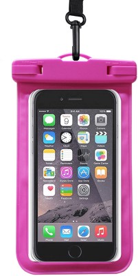 Kopila Pouch for 7 Inch Smartphone Waterproof Phone Protective Rain Dust and Scratch(Pink)