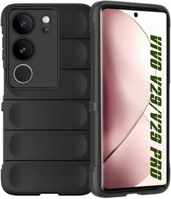 vmt stock Back Cover for Vivo V29 Pro 5G, Vivo V29 5G(Black, Dual Protection, Silicon, Pack of: 1)