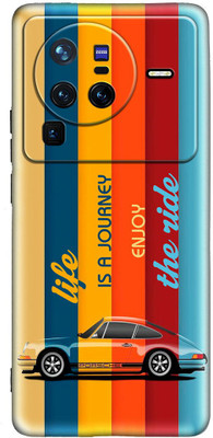 7printzone Back Cover for VIVO X80 PRO(Multicolor, Flexible, Silicon)