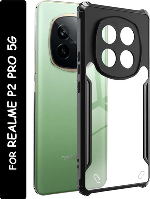 Fablue Back Cover for realme P2 Pro 5G, RealMe P2 Pro 5G(Black, Shock Proof, Pack of: 1)