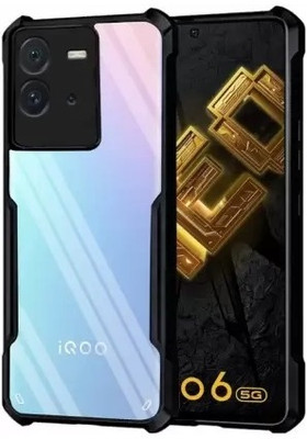 Mersal Back Cover for IQoo Neo 6 5G : :Gloss Finish Boom TPU(Black, Pack of: 1)
