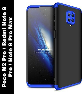coverplay Front & Back Case for Poco M2 Pro, Mi Redmi Note 9 Pro, Mi Redmi Note 9 Pro Max(Blue, Pack of: 1)