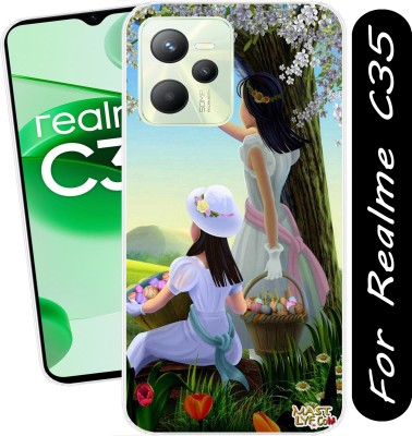 Coolcase Back Cover for Realme C35(Multicolor, Flexible, Silicon, Pack of: 1)