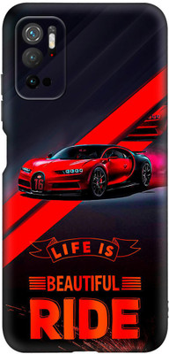 7printzone Back Cover for POCO M3 PRO / MI REDMI NOTE 10T (5G)(Multicolor, Flexible, Silicon)