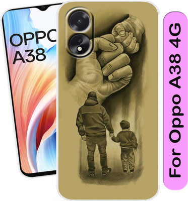 Hostprint Back Cover for Oppo A18, Oppo A38(Multicolor, Flexible, Silicon, Pack of: 1)