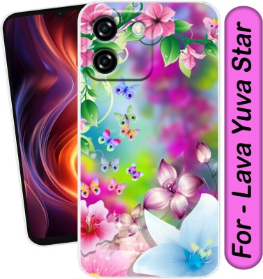 CASEINN Back Cover for Lava Yuva Star(Multicolor, Flexible, Silicon, Pack of: 1)