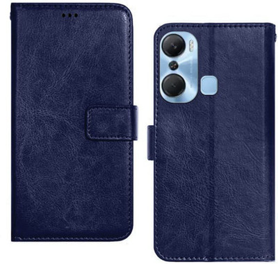 COVERBLACK Flip Cover for Infinix X668 / Hot 12Pro(Blue, Grip Case, Pack of: 1)