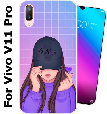 Cooltrend Back Cover for Vivo V11 Pro(Transparent, Flexible, Silicon, Pack of: 1)