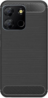 Fastship Back Cover for Itel A662LM / A60 / A60s / A662L(Black, Grip Case, Silicon, Pack of: 1)