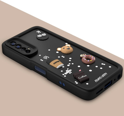 BINTAGE Back Cover for Realme Narzo 20 Pro(Black, Dual Protection, Pack of: 1)