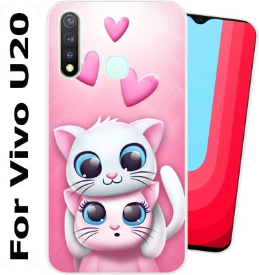 Tokito Back Cover for Vivo U20(Transparent, Flexible, Silicon, Pack of: 1)