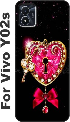 Rockerspot Back Cover for Vivo Y02s Back cover 3127(Multicolor, Dot View, Silicon, Pack of: 1)