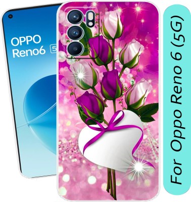 Goldista Back Cover for Oppo Reno 6 (5G)(Transparent, Flexible, Silicon, Pack of: 1)