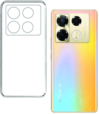 Kosher Traders Back Cover for Transparent shockproof for INFINIX NOTE 40 5G(Transparent, Dual Protection, Silicon)