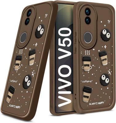 Seetu Back Cover for Vivo V50 / V50E 5G(Brown)