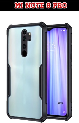 XOVO Back Cover for Mi Redmi Note 8 Pro(Transparent, Dual Protection, Pack of: 1)