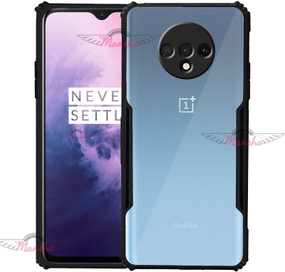 Mansha Back Cover for OnePlus 7T(Transparent, Dual Protection, Pack of: 1)