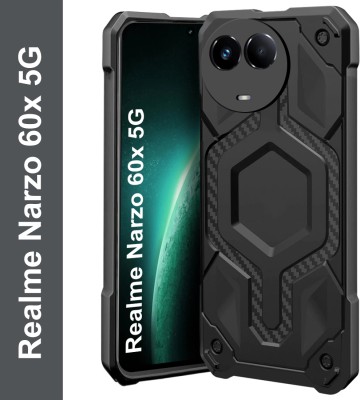 LoudCase Back Cover for Realme Narzo 60x 5G(Black, Shock Proof, Pack of: 1)