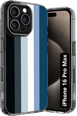 Nainz Back Cover for Apple iPhone 16 Pro Max(Multicolor, Grip Case, Silicon, Pack of: 1)