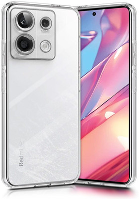 WOW Imagine Back Cover for Xiaomi Mi Redmi Note 13 5G Crystal Clear Full Device & Camera Protection Shockproof TPU(Transparent, Flexible, Silicon)