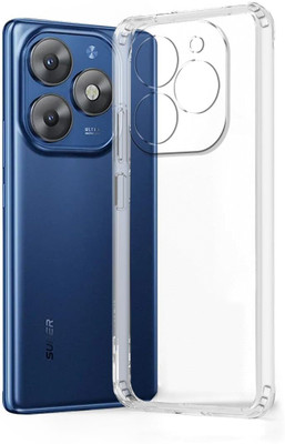 VAKIBO Back Cover for Tecno Pop 8(Transparent, Grip Case, Pack of: 1)