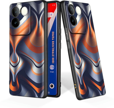 printwhiz Back Cover for iQOO Z7 Pro 5G, Vivo T2Pro(Black)