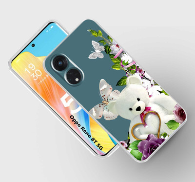 Retroart Back Cover for Oppo Reno 8T 5G(Multicolor, Dual Protection, Silicon, Pack of: 1)