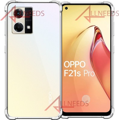 ALLNEEDS Back Cover for OPPO F21s Pro 4G Flexible Crystal Clear TPU Ultra Protective transparent(Transparent, Camera Bump Protector, Silicon, Pack of: 1)