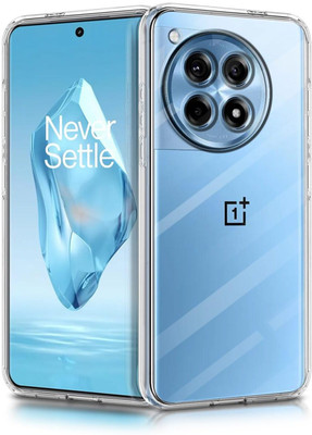 PStuff Back Cover for OnePlus 12R 5G | Ultra Soft Crystal Clear | Full Device & Camera Protection(Transparent, Camera Bump Protector, Pack of: 1)