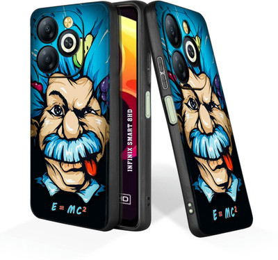 FeelWhiz Back Cover for Infinix Smart 8 Hd, Tecno Spark GO 2024, Tecno Spark 20C, Tecno Pop 8(Black)