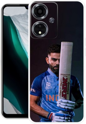 FEBOS Back Cover for OPPO A59 5G, Virat, Kohli, King, Kohli, 83(Blue, Flexible, Pack of: 1)