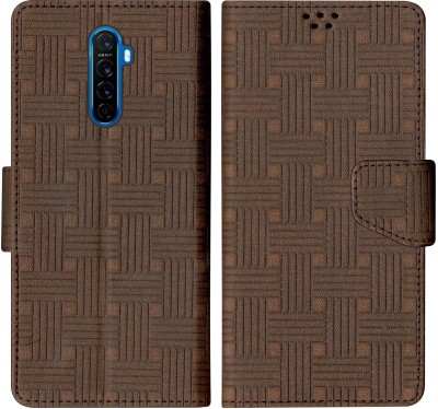 SBMS Flip Cover for OPPO Reno Ace / Realme X2 Pro(Brown, Shock Proof, Pack of: 1)