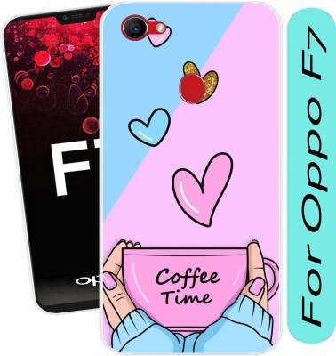 Hostprint Back Cover for OPPO F7(Transparent, Flexible, Silicon, Pack of: 1)