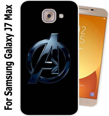 CASEINN Back Cover for Samsung Galaxy J7 Max(Black, Blue, Flexible, Silicon, Pack of: 1)