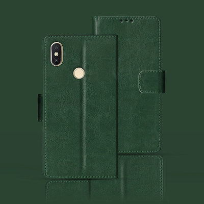 Kalua Mall Flip Cover for Mi Redmi Y2(Green, Pack of: 1)