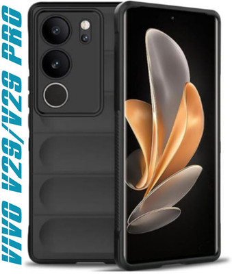 vmt stock Back Cover for Vivo V29 Pro 5G, Vivo V29 5G(Black, Dual Protection, Silicon, Pack of: 1)