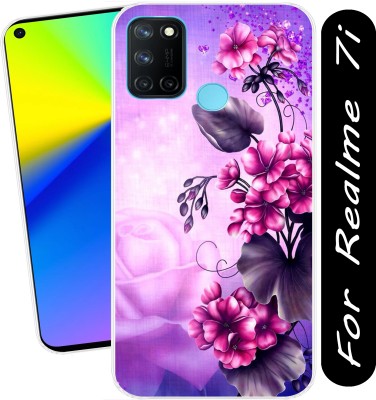 Coolcase Back Cover for Realme 7i(Transparent, Flexible, Silicon, Pack of: 1)