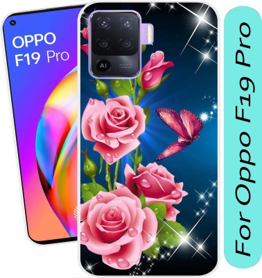 SmartGoldista Back Cover for Oppo F19 Pro(Transparent, Flexible, Silicon, Pack of: 1)