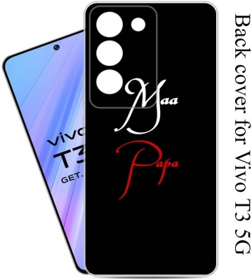 PrintKaver Back Cover for Vivo T3 5G Back Cover(Multicolor, Grip Case, Silicon, Pack of: 1)