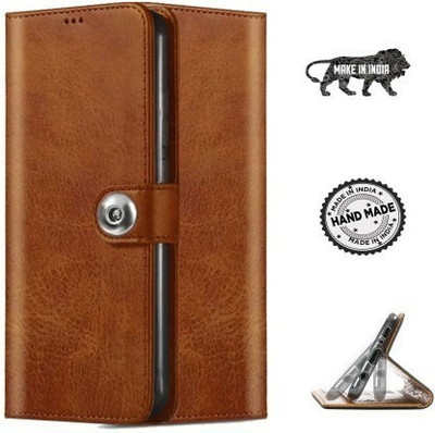 Aarnov Flip Cover for Oppo A1 Pro 5G(Brown, Dual Protection)