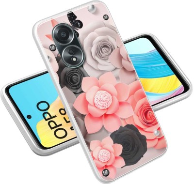 eBoggy Back Cover for Oppo A58 4G(Multicolor, Dual Protection, Silicon, Pack of: 1)